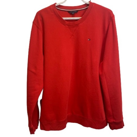 Tommy Hilfiger Other - Tommy Hilfiger Red Classic Style Crew Neck Sweatshirt